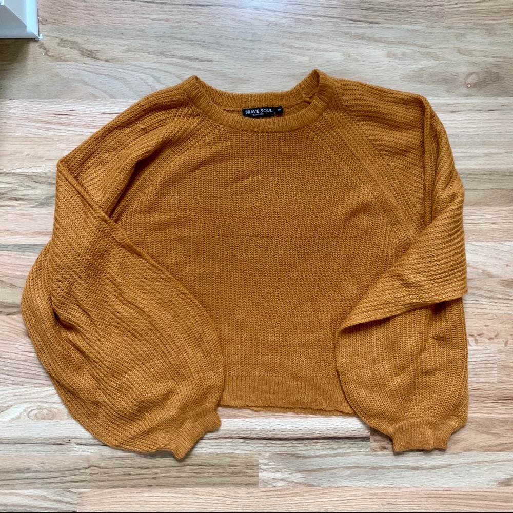 NWOT Brave Soul balloon sleeve sweater | XS